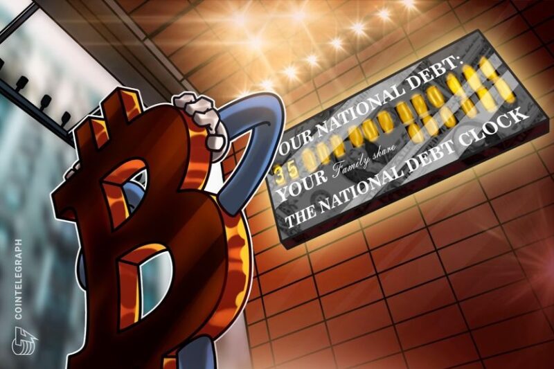 $35T US national debt could bolster Bitcoin’s adoption as ‘hard money’