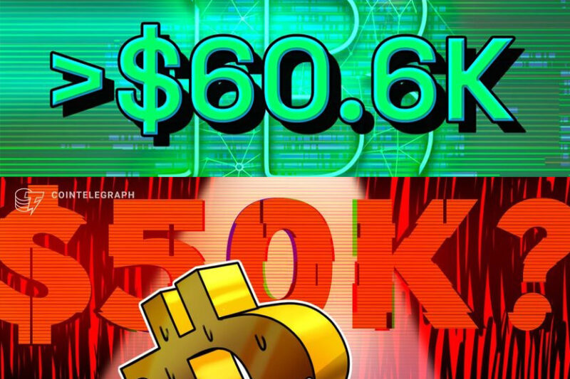 Bitcoin metrics line up bull signals with $60.6K BTC price level to beat