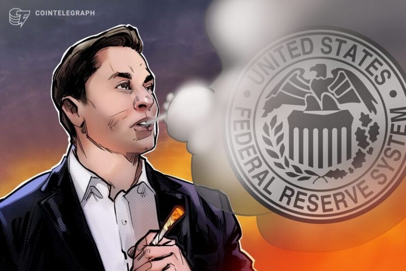 Elon Musk reposts call to end the Federal Reserve Bank 