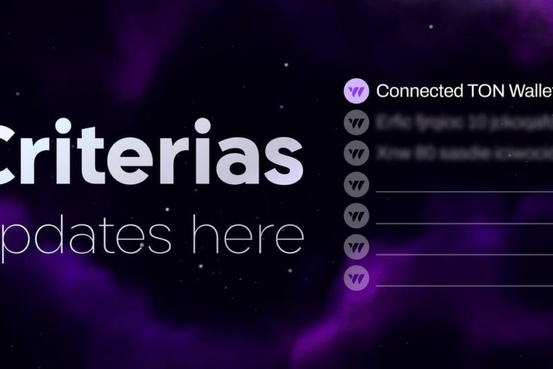 News Commentary #1,995 | W-Coin Announces Airdrop Criteria Update ?