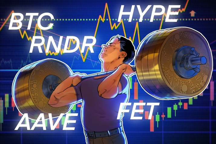 Bitcoin price cools going into Fed rate hike week | HYPE, AAVE, RNDR, FET still look bullish?