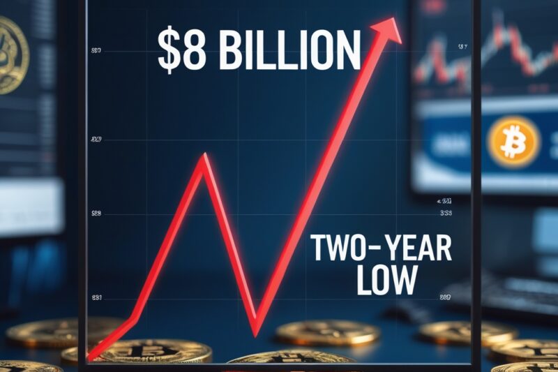 Bitcoin exchange reserves fall to two-year low after $8B exodus